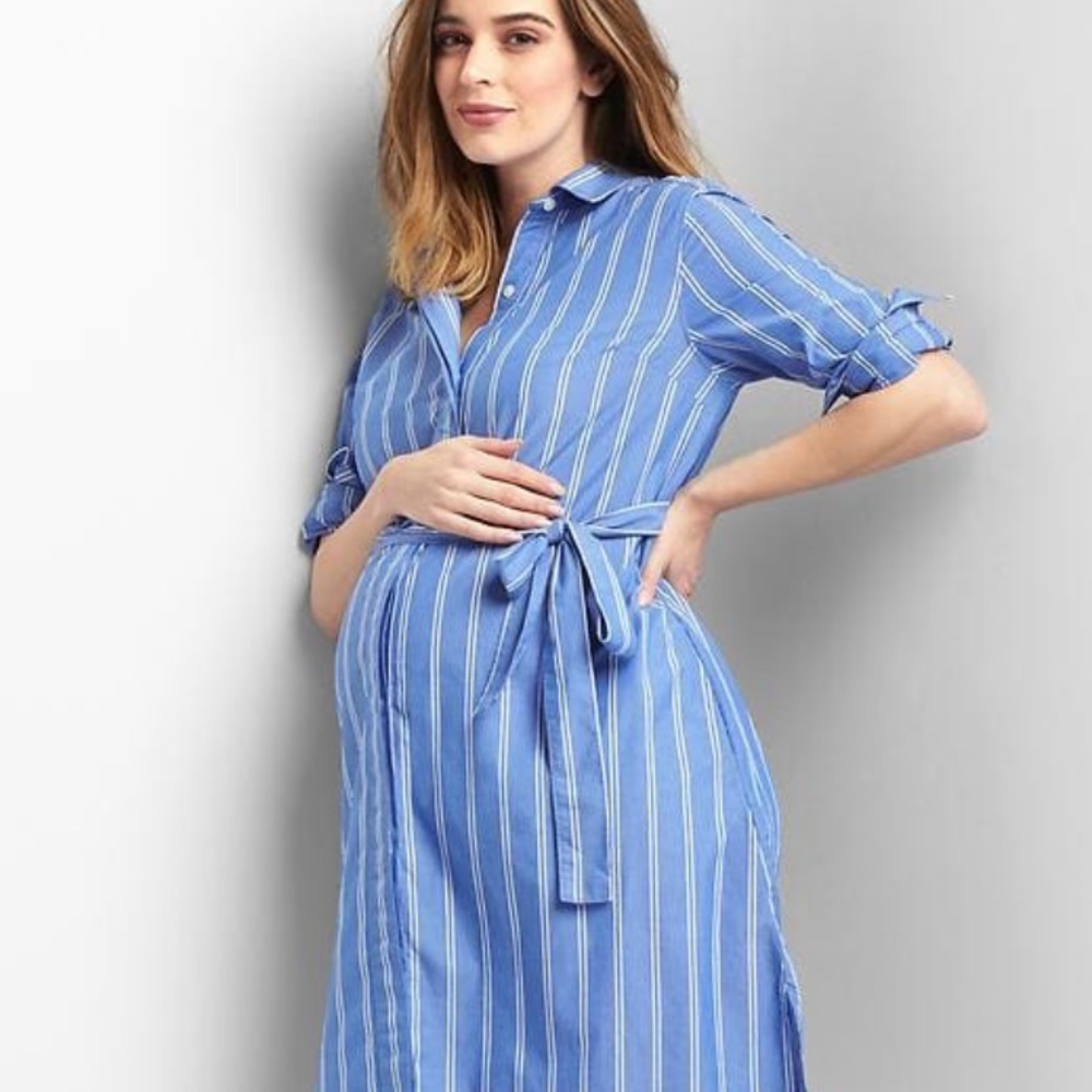 Gap 100% cotton maternity dress
